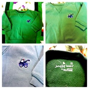 12 Month Green Sweater!